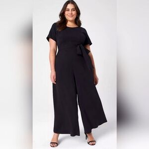 Lane Bryant Semi Formal Short Sleeve Jumpsuit 20